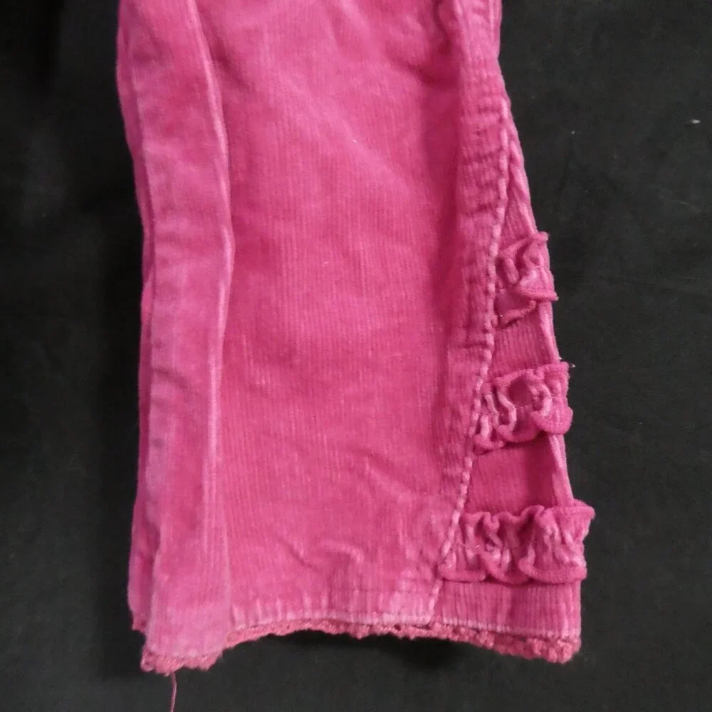 THE CHILDREN'S PLACE - Stretch | 24 months | Pink Corduroy Pants W/ Ruffles - Picture 13 of 16